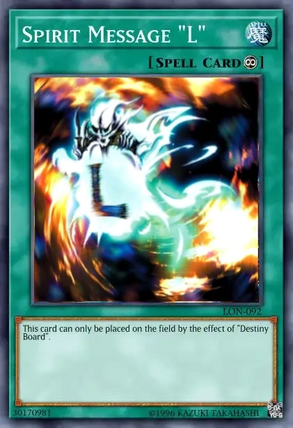Edison Rulings for Spirit Message L
